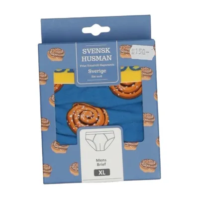 Kalsonger (Blå, Gul, Brun) från Svensk Husman Bomull, Elastan