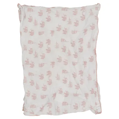 Pillowcase (White, Pink) from Little Roomies Organic cotton