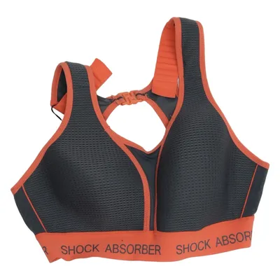 Sport-BH (Grå, Orange) från Shock Absorber Elastan, Polyamid, Polyester