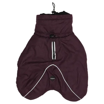 Hundefrakke (Lilla, Grå) fra Dogman Polyester