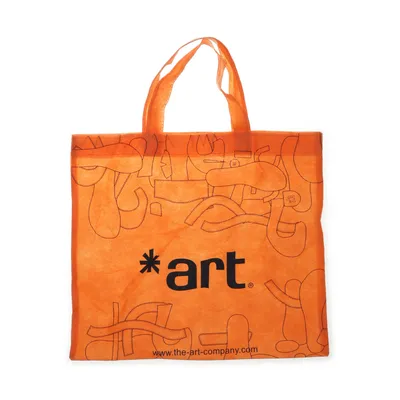 Stofpose (Orange, Sort) fra ART