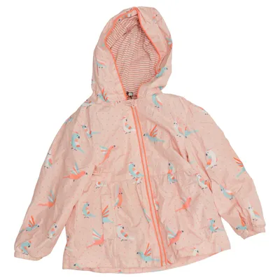 Rain jacket (Pink, Multicolored) from Katag Cotton, Polyester