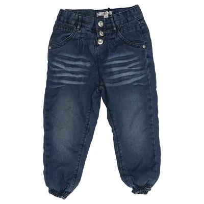 Spijkerbroek (Blauw) van Skill Katoen, Elastaan