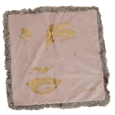 Cushion cover (Pink, Gold) from Carolina Boix
