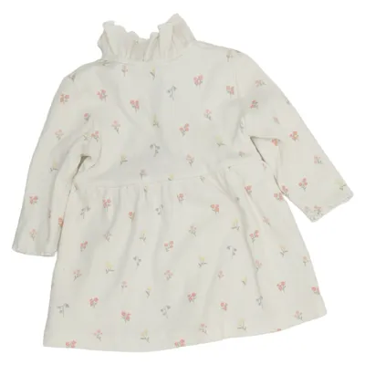 Dress (White, Multicolored) from Lindex Newborn Cotton, Elastane