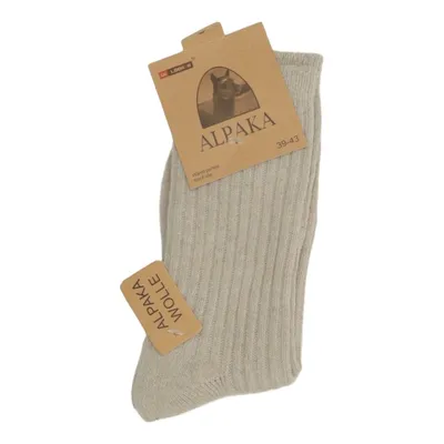Sockor (Beige) från Un Look En Alpackaull
