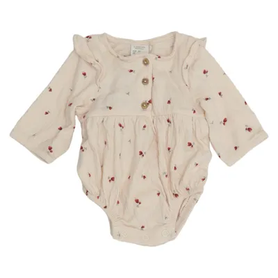 Body (Beige, Multicolore) de Lindex Newborn Coton, Élasthane, Polyester