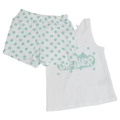 Pajamas (White, Green) from Lupilu Cotton