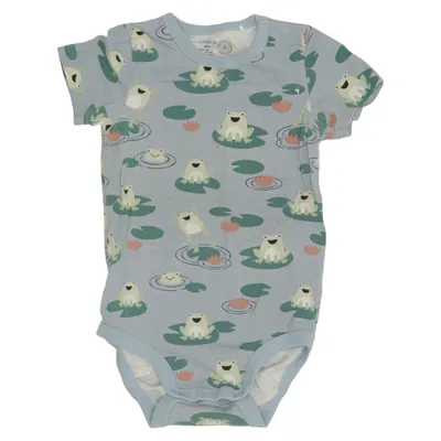 Body (Blå, Grön, Flerfärgad) från Lindex Baby Bomull, Elastan