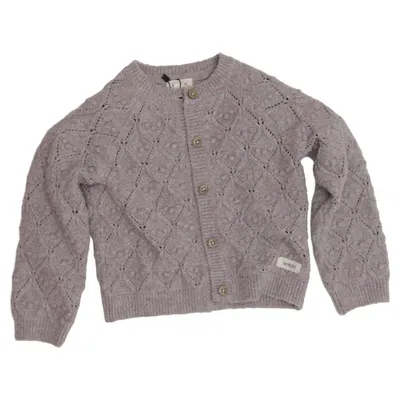 Cardigan (Purple) from Newbie by KappAhl Acrylic, Elastane, Polyester, Wool