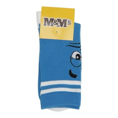 Strumpor (Blå, Vit) från M&M's Bomull, Elastan, Polyester