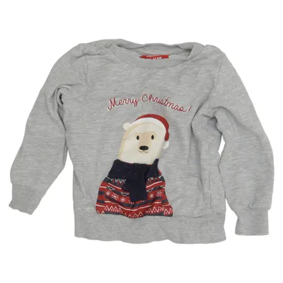 Christmas sweater (Gray, Multicolored) from Piano Cotton, Polyester, Viscose