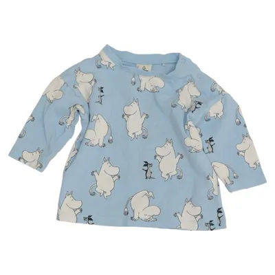 Långärmad t-shirt (Blå) från Moomin by Lindex Bomull, Elastan