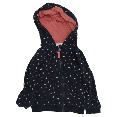 Capuchon sweater (Blauw, Meerkleurig) van Topomini Katoen, Elastaan