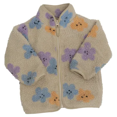 Fleecejacke (Beige, Mehrfarbig) von Rikiki Polyamid, Polyester