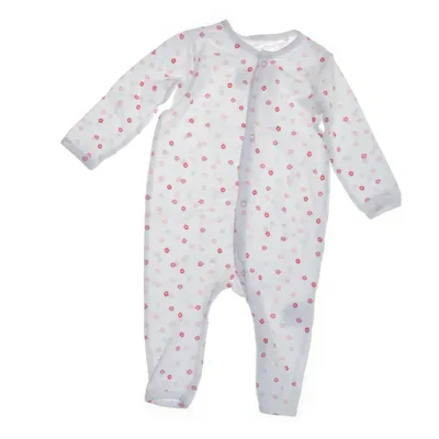 Rompers (White, Pink) from Hoodadoo Organic cotton, Elastane