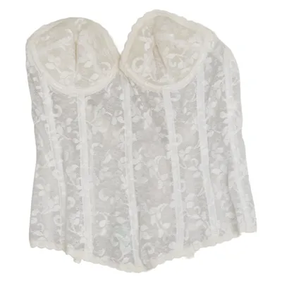 Bustier (Wit) van Carnival Elastaan, Nylon, Polyester, Viscose
