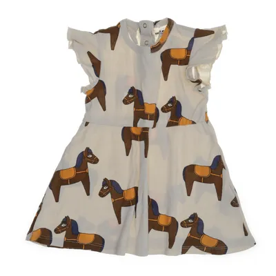 Kjole (Beige, Flerfarvet) fra Mini Rodini