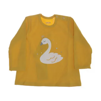 Långärmad t-shirt (Gul) från Lamino Bomull, Elastan