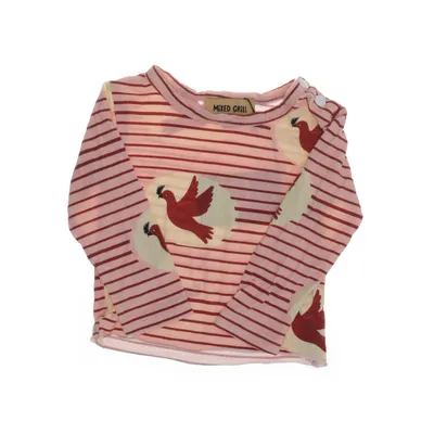 Långärmad t-shirt (Rosa, Röd, Flerfärgad) från Mixed Grill Bambu, Elastan