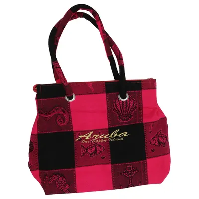 Beach bag (Pink, Black) from Aruba