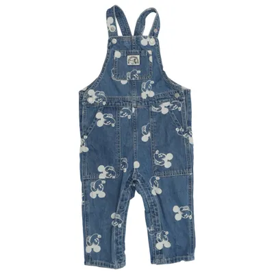 Latzhose (Blau, Weiß) von H&M x Disney Baumwolle