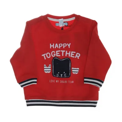 Sweatshirt (Rød) fra Obaïbi Bomuld, Polyester