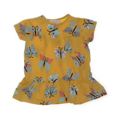 Top (Yellow, Multicolored) from Minimarket Cotton, Elastane
