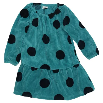 Dress (Blue) from Polarn O. Pyret Cotton, Polyester