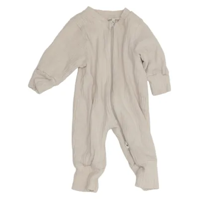 Strampler (Beige) von Tiny One Baumwolle, Elasthan