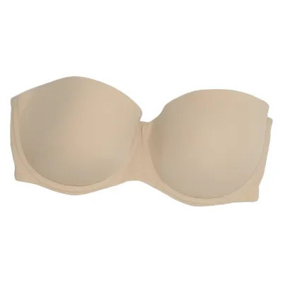 Soutien-gorge bandeau (Beige) de Creem Élasthane, Polyamide