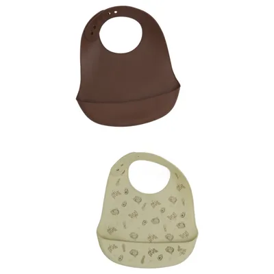 Bavoir (Beige, Marron) de Celavi