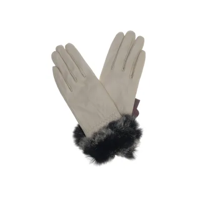 Handschoenen (Beige) van Echt Bont