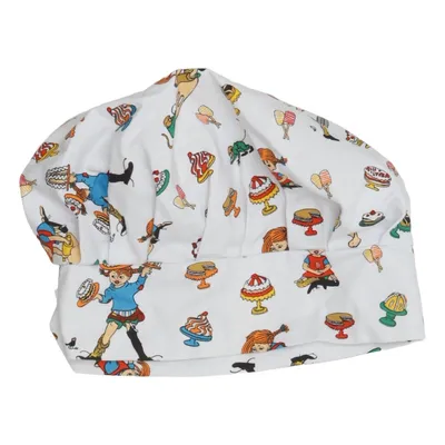 Chef hat (White, Multicolored) from Pippi Långstrump by Martinex Cotton