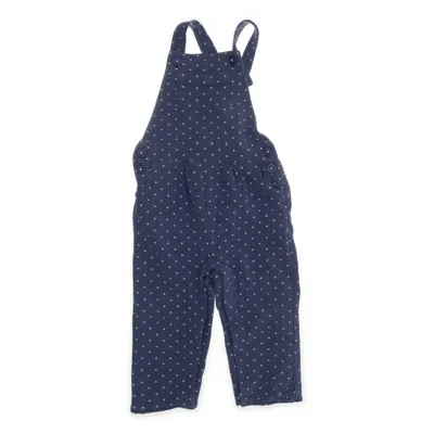 Dungarees (Blue, White) from Baby Boden Cotton, Elastane