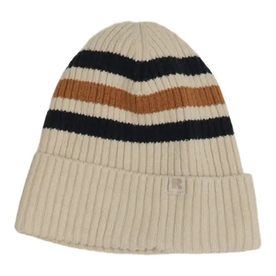 Beanie (Beige, Multicolored) from Rikiki Cotton, Elastane, Polyester