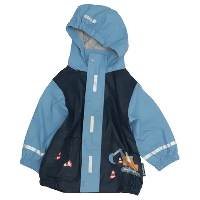 Regenjack (Blauw, Zwart, Meerkleurig) van Playshoes Polyester