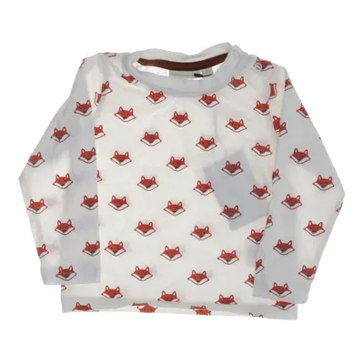 Långärmad t-shirt (Vit, Flerfärgad) från Jojo Maman Bébé Bomull, Återvunnen polyester