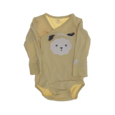 Body (Gul) från Lindex Baby Bomull, Elastan