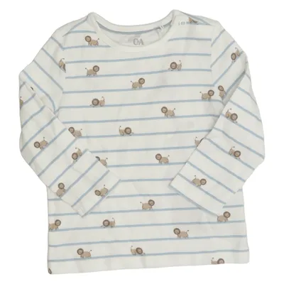 Langarmshirt (Weiß, Blau, Braun) von Baby C&A Baumwolle