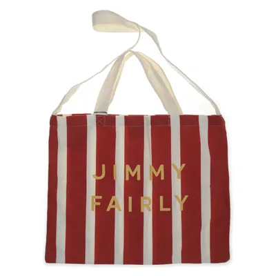 Canvas bag (Red, White) from Jimmy Fairly Cotton, Polyester