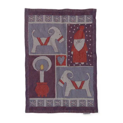 Kökshandduk (Blå, Röd, Vit, Flerfärgad) från Ekelund Bomull