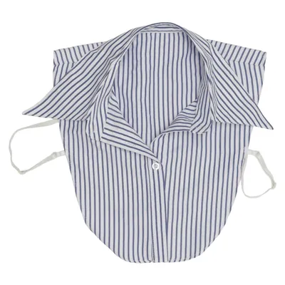 Shirt collar (Blue, White)