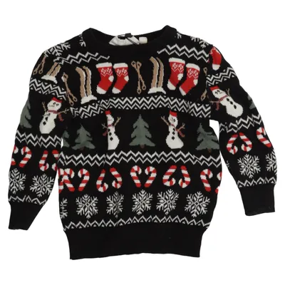 Pull de Noël (Noir, Multicolore) de D.M.D by Denim Day Coton