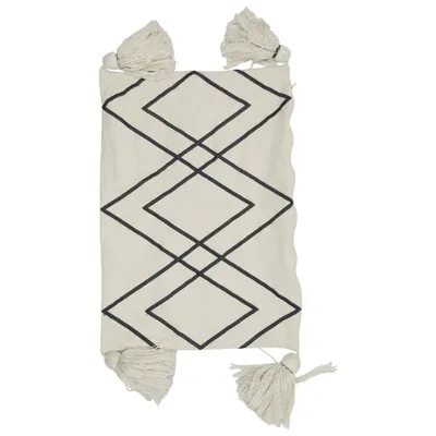 Housse de coussin (Beige, Noir) de H&M Home Coton, Polyester