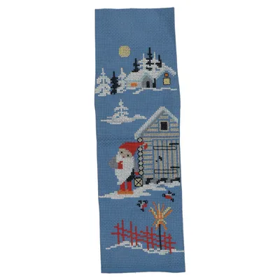 Embroidered wall hanging