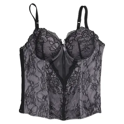 Bustier (Svart, Lila) från Bodyzone by KappAhl Elastan, Polyamid