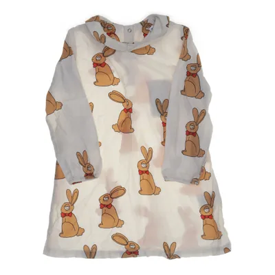 Klänning (Vit, Flerfärgad) från Mini Rodini Ekologisk bomull