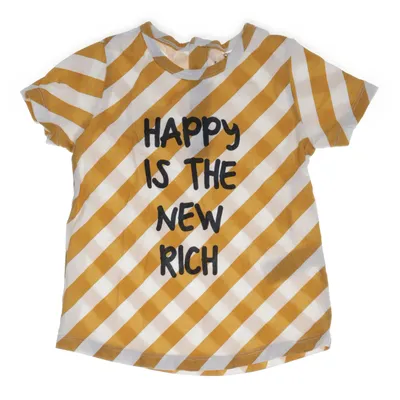 T-shirt (White, Yellow, Black) from La Redoute Cotton