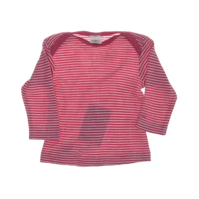 Long sleeve T-shirt (Pink, White) from Cosilana Silk, Wool
